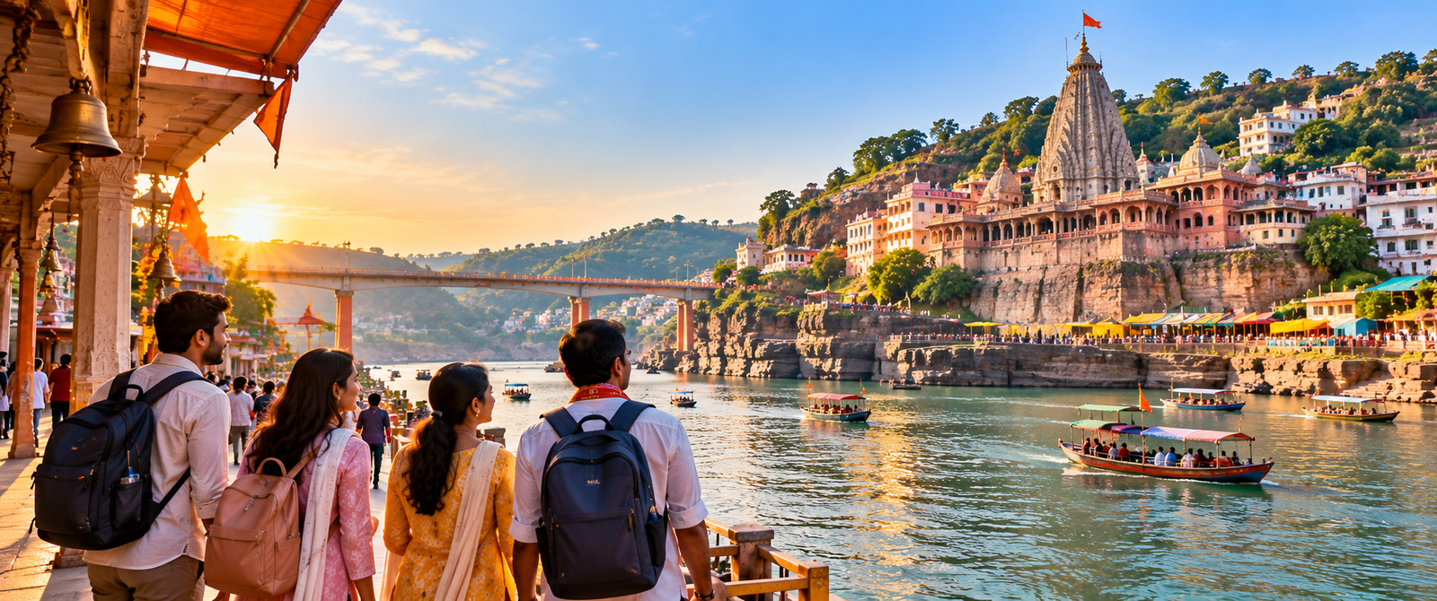 Omkareshwar taxi travel destination from Indore